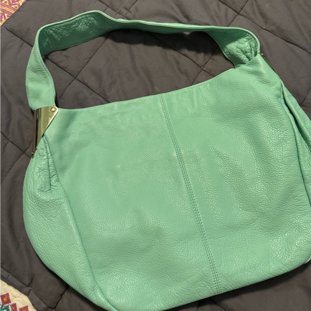 Vince Camuto Mint Green Leather Shoulder Bag- NWOT